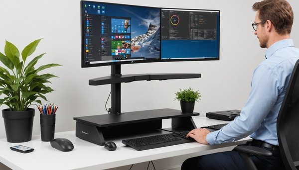 Écran ergonomique réglable en hauteur : découvrez le x2 plus !